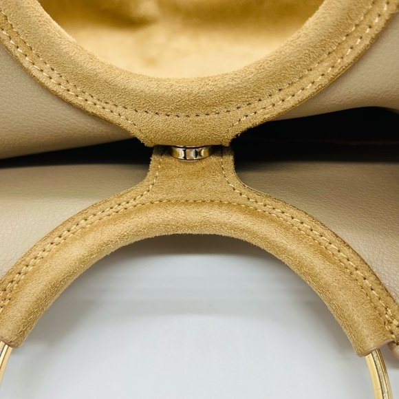 BANANA REPUBLIC WOMENS TAN SYNTHETIC LEATHER BAG - Picture 9 of 12